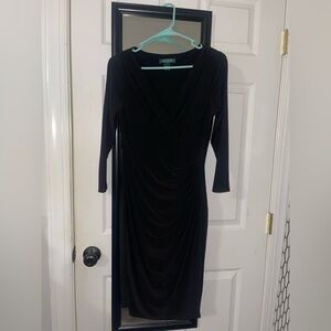 Ralph Lauren Black Long Sleeve Dress